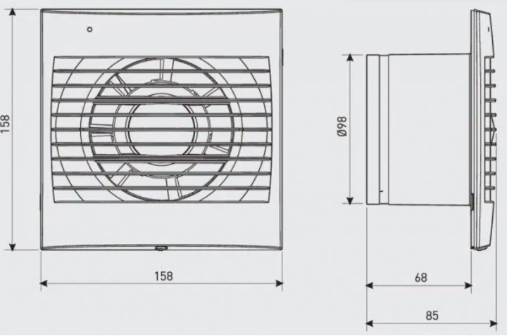 Купить Вентилятор бытовой Soler Palau DECOR-100 C (артикул: 7_1658572084)