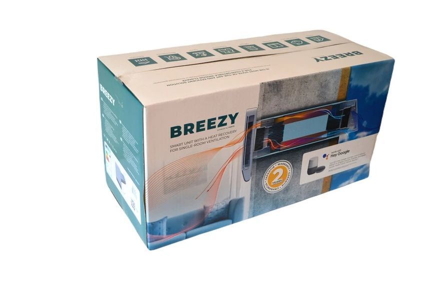 Купити Рекуператор провітрювач Вентс Breezy 160-E з WiFi модулем (артикул: _2870771211)