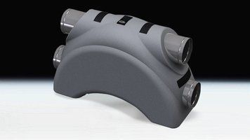 Купить Приточно-вытяжная установка с рекуперацией Dospel Luna 350 Berluf (артикул: 494219818)