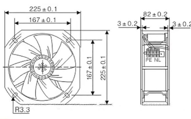Купить Вентилятор осевой DS 22580 ABHL (артикул: 1970015925)